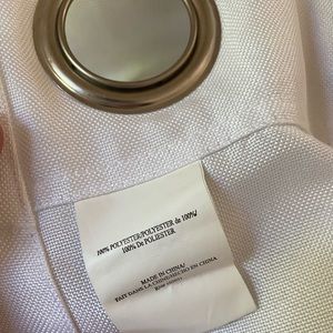 White Bed Bath and Beyond Curtains 52x84